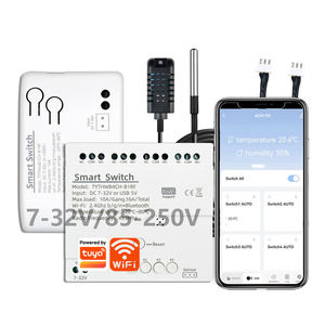 Module de relais intelligent TY-TDQ-1CH-12V-T avec contrôle de température via l'application Tuya, capteur de température étanche 1 canal - Product Image 1
