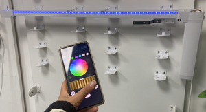 Kit moteur de rideau intelligent Tuya avec bande lumineuse LED, contrôle par application et vocal, compatible Alexa et Google, système de maison intelligente - Product Image 5
