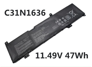 Batería para portátil C31N1636 batería genuina para <span class=keywords><strong>ASUS</strong></span> <span class=keywords><strong>VivoBook</strong></span> <span class=keywords><strong>Pro</strong></span> M580V X580VD X580GD N580VD N580VN 11,49 V 47WH <span class=keywords><strong>Notebook</strong></span> - Product Image 2