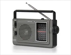 최고의 신제품 핸들 유형 휴대용 라디오 고감도 AM FM MW SW 미니 레트로 멀티 밴드 라디오 스피커