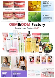 Etiqueta privada Limón Melocotón Líquido Lavado bucal Blanqueamiento de dientes Cuidado bucal Limpia sus dientes menta Enjuague bucal - Product Image 5