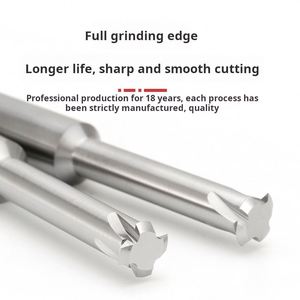 Fraise à filetage CNC haute vitesse à 4 cannelures en carbure de tungstène nano-revêtu HRC55 pour usinage de dents simples, outil de fraisage OEM/ODM - Product Image 6