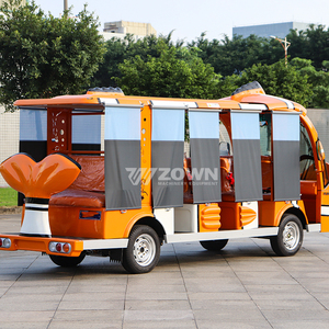 Vehículo Turístico Eléctrico con Diseño de Pez Payaso, Tipo Descapotable, para Parques Temáticos Costeros - Product Image 6