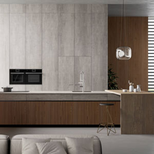 Armoires de cuisine haut de gamme personnalisées en acier inoxydable écologiques, <span class=keywords><strong>marque</strong></span> d'exposition internationale régulière, élévateur intelligent pour villa - Product Image 1