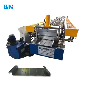 Metal Wallboard Roll Forming Machine Standing Seam Metal Snap Lock Roofing Panel Making Machine