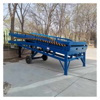 Ramp Pemuatan Bergerak CE Fold 5T 8T 10T 6T, Platform Pemuatan Kontainer, Papan Pemuatan Forklift