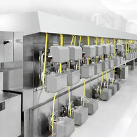 Four tunnel automatique pour la cuisson de biscuits et gâteaux, four tunnel pour biscuits, four à biscuits au gaz/au fioul