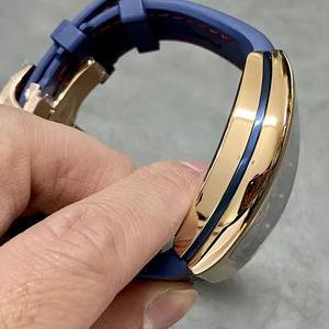 Wholesale High-end Men's Luxury Sport Oval Case Rose Gold Arabic Digital <b>Automatic</b> Mechanical Watch with Alarm - Product Image 4