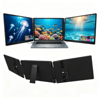 Moniteur portable 15,6 pouces, extension d'écran double pour le travail au bureau, plug and play pour Windows et Mac, électronique grand public