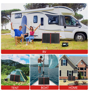 <span class=keywords><strong>DOKIO</strong></span> Livraison Gratuite 80W100W <span class=keywords><strong>160W</strong></span> 200W Couverture de Panneau Solaire Portable Pliable Kit Solaire pour Camping Extérieur Voyage - Product Image 6