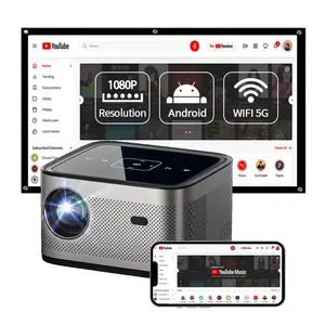 מפעל ישירות לספק Wifi מקרן LED 1080p קולנוע ביתי נייד Proyector נייד מקרן קולנוע ביתי מקרנים