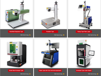 Mini Machine de marquage Laser 3D à Fiber Portable, impression Laser métallique de haute qualité, 1 unité