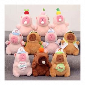 Factory Price Custom Fashion Cute Capibara Keychain <b>Mini</b> Plush Keychain Pendant Toy for Car Keys <b>Backpacks</b> Stuffed Animal Toys - Product Image 1