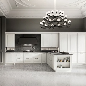 Gabinetes de Cocina Blancos Modernos de Lujo Estilo Shaker, Armarios de Cocina de Madera Sólida Estándar Americano para Proyectos de Villas en EE. UU. y Canadá - Product Image 4