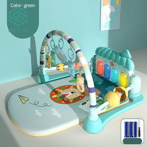 HS TOY-Juguetes De bebé para niños, estera De juego, gimnasio, <span class=keywords><strong>Piano</strong></span>, estante De Fitness con bonitos Juguetes colgantes - Product Image 4