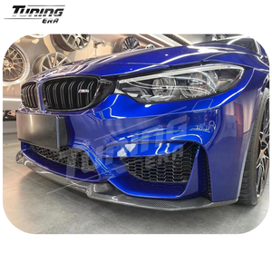 Divisor Delantero de Fibra de Carbono Estilo <span class=keywords><strong>CS</strong></span> para BMW M3 M4 F80 F82, Kit de Conversión y Mejora - Product Image 6