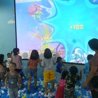 Ball Tossing Virtual 13 Juegos gratis 3D Indoor Ball Pool Throwing Ball Juegos interactivos Sistema de juego de proyección interactivo Wall