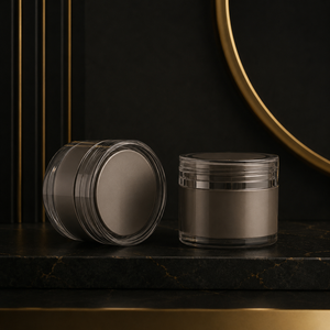 Tarro Cosmético Redondo Transparente de Boca Ancha de 20g a Precio de Fábrica, Envase Reutilizable con Tapa de Rosca para Mascarillas de Barro, Bálsamos Corporales y Productos Caseros para el Cuidado de la Piel - Product Image 1