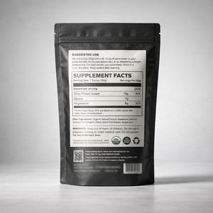 Poudre Protéinée Bio Calm Nuit Isolat de <span class=keywords><strong>Whey</strong></span> Mélanges Personnalisés Marque Privée Service OEM ODM Certifié HACCP ISO GMP NSF - Product Image 3