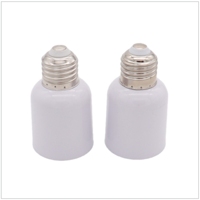 Adaptateur de douille de lampe à vis en plastique de qualité Ruyi, E27 vers E40, 250V, garantie de 3 ans, utilisation en intérieur