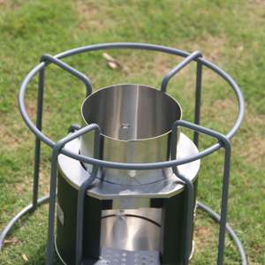 Yeni Tasarım Paslanmaz Çelik Odun Peleti Roket Sobası Afrika ve Amerika için Odun Yakmalı Soba - Product Image 2