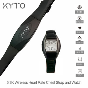 Reloj de Frecuencia Cardíaca de pulso inalámbrico en tiempo real de 5,3 K con correa para el pecho KYTO2803 Admite otros equipos de fitness de 5,3 k para obtener valores - Product Image 2