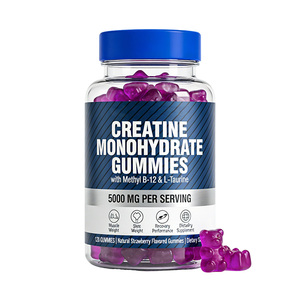 Gomitas Energéticas con Creatina Monohidratada Pre-Entrenamiento de Marca Privada OEM/ODM, Suplemento para el Crecimiento Muscular para Mujeres Embarazadas, 120 Unidades - Product Image 1
