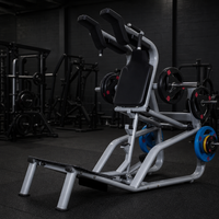 Machine de musculation pour squats REYK - En métal et acier inoxydable, entraîneur de force pour triceps, fessiers et mollets, utilisation universelle