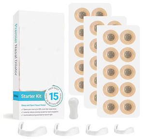 Kit d'expansion du nez magnétique: ensemble de démarrage de bandelettes nasales magnétiques pour l'expansion du nez, l'amélioration de la respiration et la prévention du <span class=keywords><strong>ronflement</strong></span> - Product Image 1