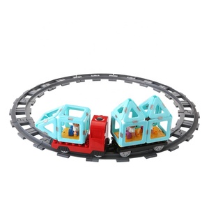 Bloques de Construcción Magnéticos, Juguete de Construcción de Vías de <span class=keywords><strong>Tren</strong></span> para Niños - Product Image 2