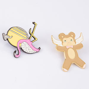 2026 En gros Pins de revers amusants en émail souple, plaqués or, en alliage de zinc, motifs <span class=keywords><strong>Simpsons</strong></span> et Anime, style antique, pour vêtements de remise de diplôme - Product Image 6