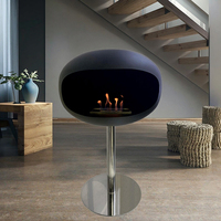Poêle à bioéthanol de haute qualité, autoportant, pour jardin, cour, intérieur, foyer, chauffage, foyer, cheminée