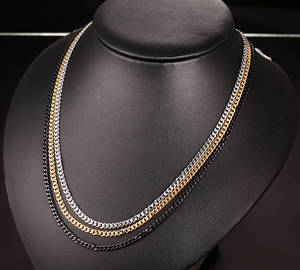 Wholesale Steel Silver Stainless Steel Cuban Link Chain - Product Image 6