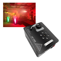 Machine à fumée de scène 1000W DMX 24 LED RGB pour événements et mariages avec télécommande, machine à fumée DJ, éclairage de scène, machine à brouillard avec télécommande