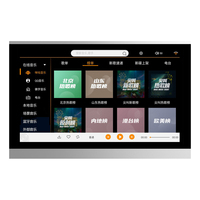 -YZ-100 OEM ODM 2*200W PC Controlador de Audio de Pared con Bluetooth de 7 Pulgadas para Transmisión de Voz