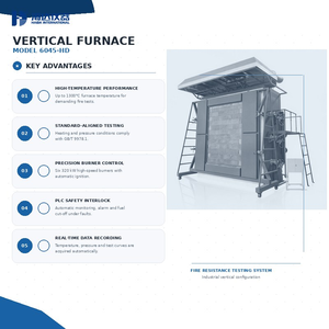 Four vertical pour les tests de résistance au feu des composants de construction, des portes et du verre (GB/T 9978.1) - Testeur de résistance à la flamme - Product Image 2