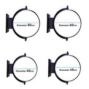 Segno rotondo rotondo <span class=keywords><strong>Led</strong></span> Light Box pubblicità 3d lettera segnaletica esterna interna in acrilico <span class=keywords><strong>Led</strong></span> Logo Light Box segno - Product Image 6