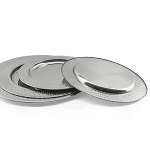 Plateau de service plat en acier inoxydable durable et écologique pour la décoration de table de restaurant, plusieurs tailles et couleurs disponibles, plateaux OEM - Product Image 3