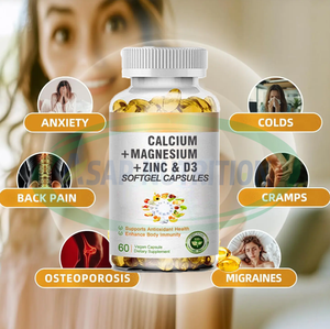 Suplemento alimenticio Cuidado saludable Vitamina D3 4000iu K2 Cápsulas de gelatina blanda Nutrientes esenciales Halal Zinc Vitamina D3 Vitamina K2 Cápsulas blandas - Product Image 5