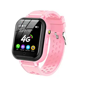 Jam tangan pintar anak, jam tangan pintar AI siswa dengan Slot kartu Sim 4G LBS GPS WIFI 1.4 inci