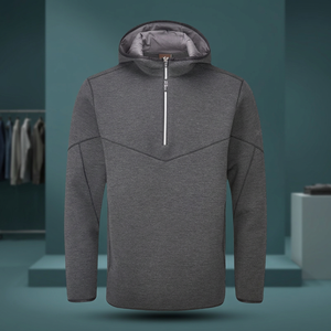 Sudadera con Capucha para Hombre, Estilo Vintage, Color Gris Golf, 100% Algodón, Ecológica, de Secado Rápido, Cálida para Invierno, Sin Forro, Cómoda y Elegante - Product Image 3