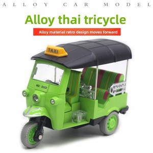 Grande Modellino di Triciclo Tailandese in Lega, <span class=keywords><strong>Auto</strong></span> Giocattolo a Retrocarica in <span class=keywords><strong>Scala</strong></span> <span class=keywords><strong>1</strong></span>:5, Nuovo Giocattolo per il Commercio Transfrontaliero - Product Image 6