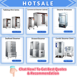 Mini dim sum de fruits de mer en acier inoxydable, cuiseur à vapeur industriel et commercial pour boulettes de riz - Product Image 5