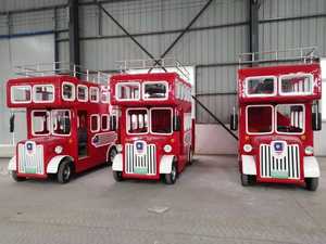 Ultimo disegno giro di divertimento mini batteria elettrica london <span class=keywords><strong>bus</strong></span> treno senza strade per il centro commerciale - Product Image 3