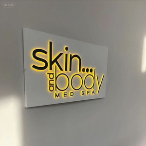 Tùy chỉnh 3D Backlit dấu hiệu cho doanh nghiệp cho Thẩm mỹ viện Boutique văn phòng & cửa hàng tăng cường ánh sáng với logo của bạn - Product Image 4