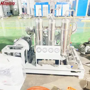 NUZHUO Industrial 100 Bar 150 Bar 200 Bar Argon Compressor Nitrogen Booster Oxygen Compressor