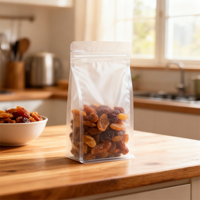 Sachets Doypack Transparents avec Fermeture Zip Refermable - Sacs Personnalisés pour Emballage de Produits Frais, Snacks et Aliments pour Animaux
