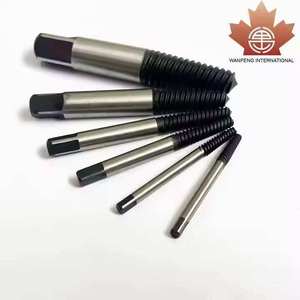 Professional Screw Extractor <strong>Set</strong> 6-Piece Reverse Thread <strong>Easy</strong> <strong>Out</strong> for Drilling Hardened Steel DIY &amp; Mechanic Repair Tools - Product Image 3