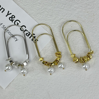Clips de Papel Metálicos Personalizados con Perlas Decorativas, Marcapáginas, Clip de Papel Personalizado para Marcar Libros, Regalo de Papelería