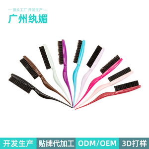 Peigne à cheveux en poils de sanglier, grande taille, pour boucler et donner du volume aux cheveux, usage domestique - Product Image 4